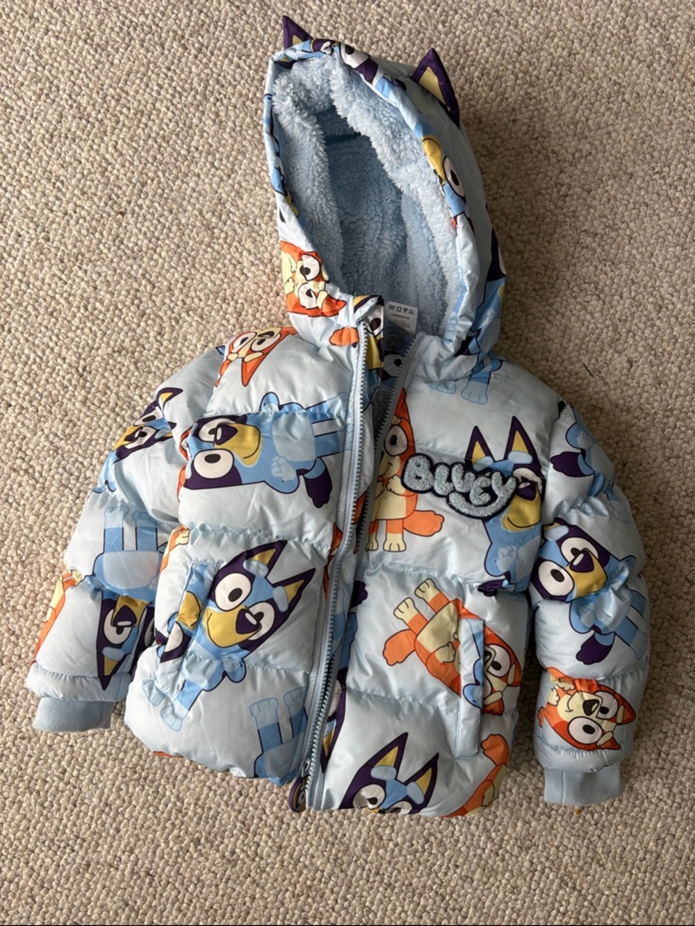 Bluey Puffer Jacket for Kids